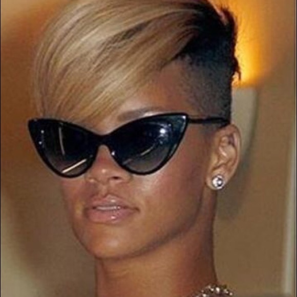 Cat eye sunglasses ! Color black - Picture 3 of 7